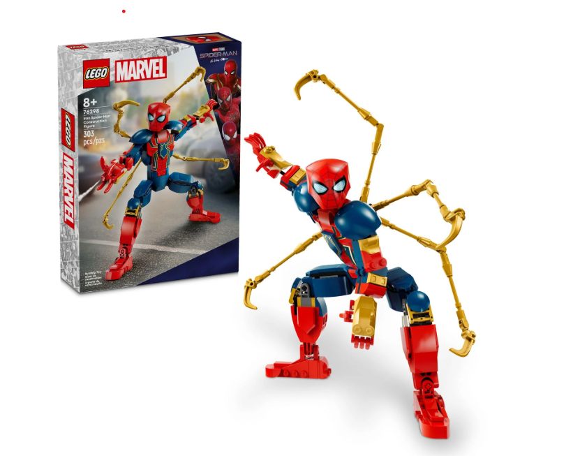 LEGO Marvel Iron Spider-Man Figura de Construcción Juguete de Superhéroe Marvel