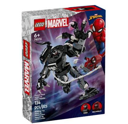 LEGO Marvel Venom Armadura Mecánica contra Acción Articulada Miles Morales